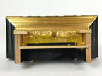 Japanese Buddhist Altar Lacquered Part Vtg Gilt Carved Shishi Lions Gold BA238