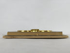Japanese Buddhist Altar Lacquered Part Vtg Gilt Carved Wood Peony Gold BA263