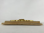 Japanese Buddhist Altar Lacquered Part Vtg Gilt Carved Wood Peony Gold BA264