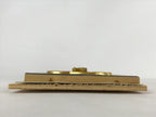 Japanese Buddhist Altar Lacquered Part Vtg Gilt Carved Wood Peony Gold BA264