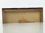 Japanese Buddhist Altar Lacquered Shumidan Part Vtg Carved Black Red Brass BP22