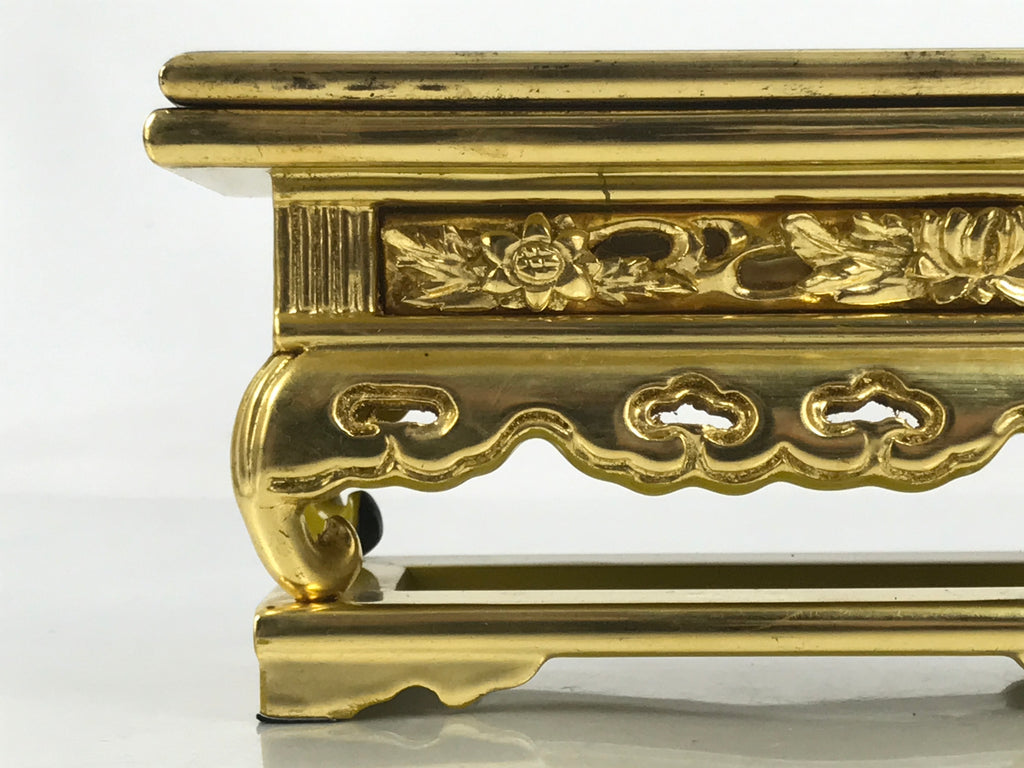 Japanese Buddhist Altar Lacquered Wood Offering Table Uwajoku Maejoku BA625