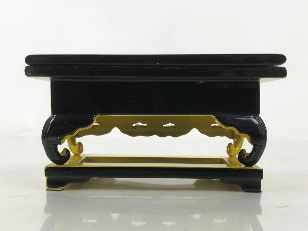 Japanese Buddhist Altar Lacquered Wood Offering Table Uwajoku Maejoku BA625