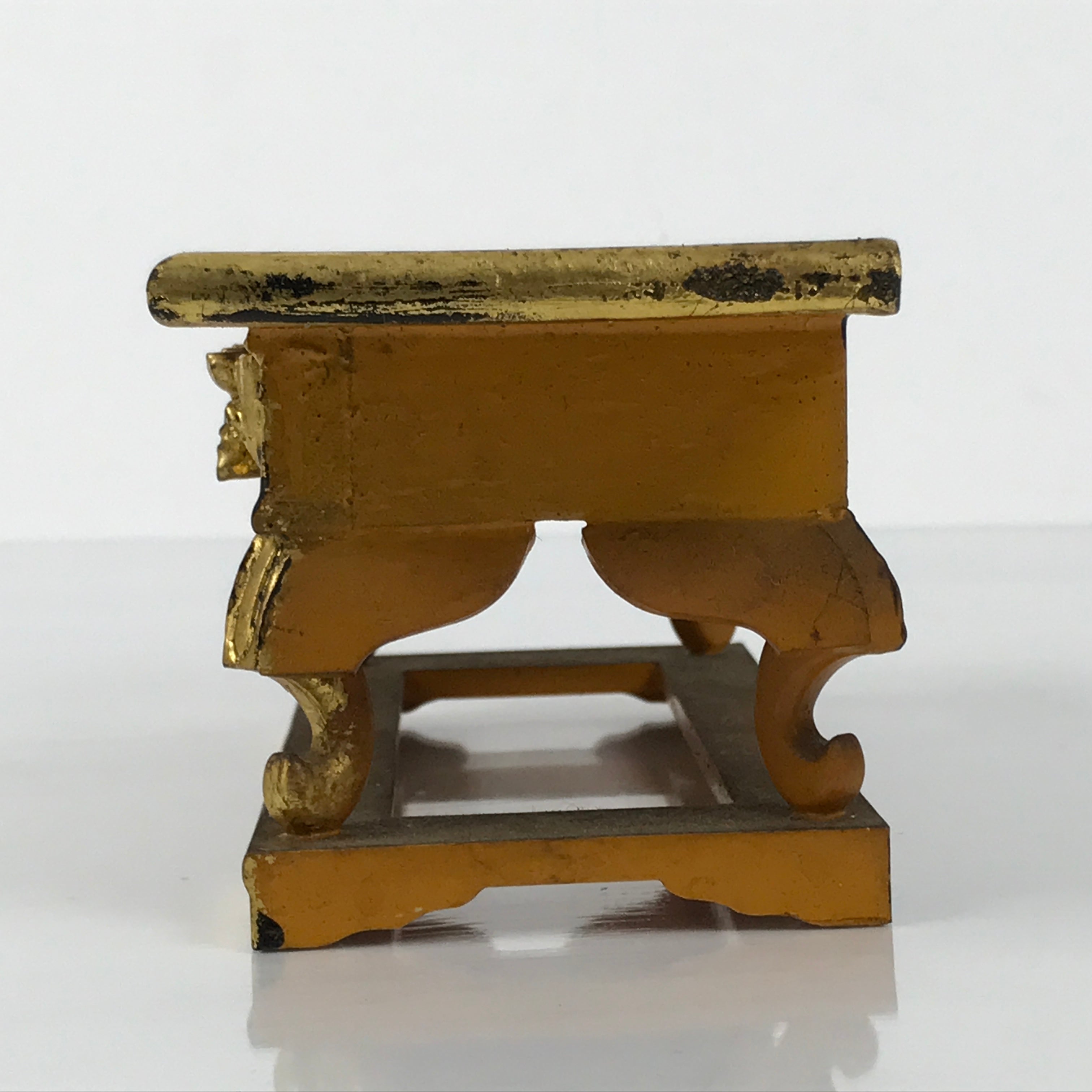 Japanese Buddhist Altar Lacquered Wood Offering Table Uwajoku Maejoku BA795