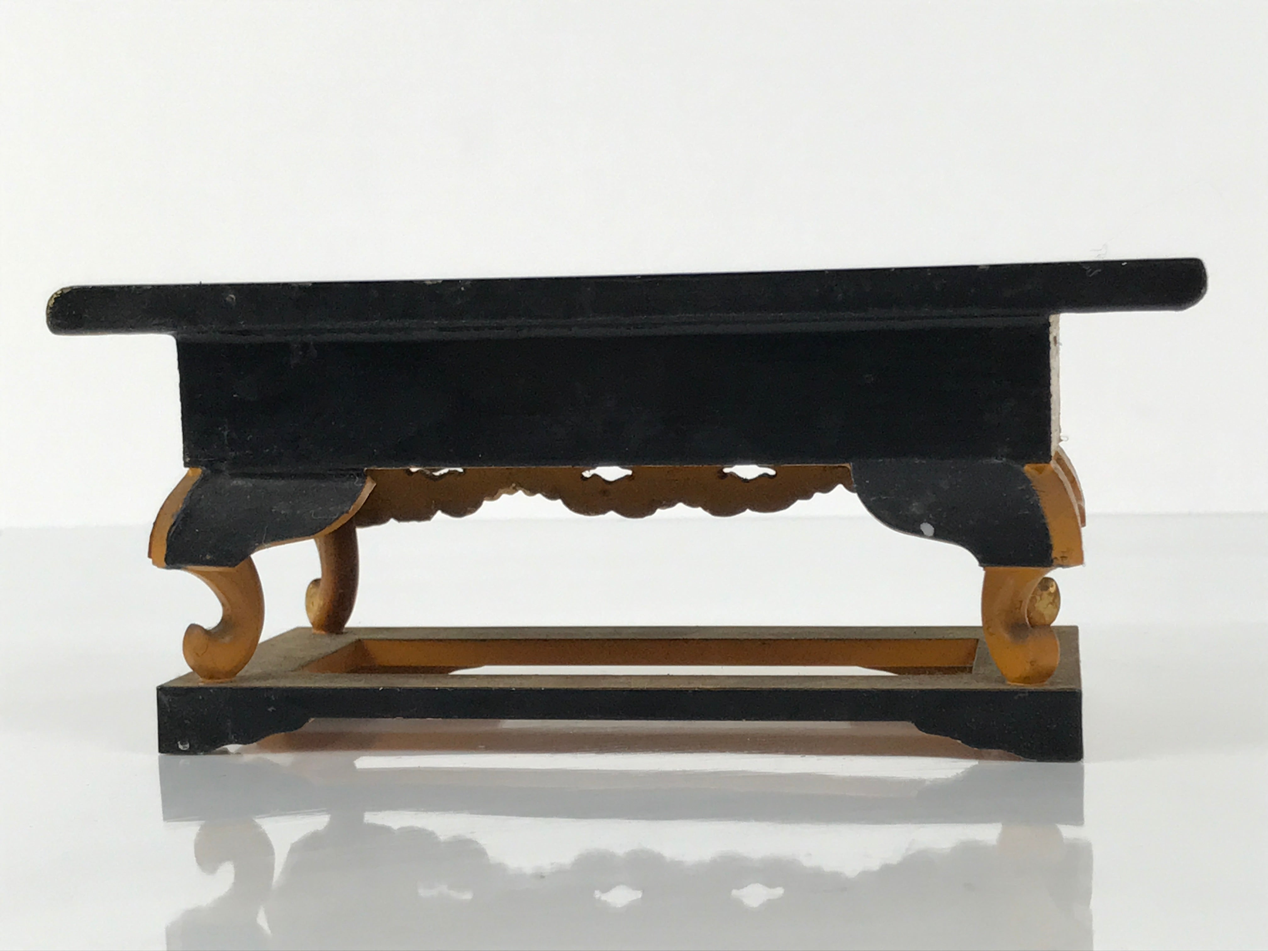 Japanese Buddhist Altar Lacquered Wood Offering Table Uwajoku Maejoku BA795