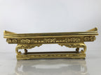Japanese Buddhist Altar Lacquered Wood Offering Table Vtg Maejoku Red Gold BA603