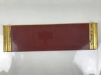 Japanese Buddhist Altar Lacquered Wood Offering Table Vtg Maejoku Red Gold BA603