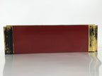 Japanese Buddhist Altar Lacquered Wood Offering Table Vtg Maejoku Red Gold BA626