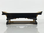Japanese Buddhist Altar Lacquered Wood Offering Table Vtg Maejoku Red Gold BA857