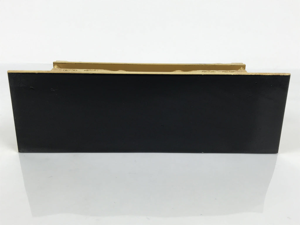 Japanese Buddhist Altar Lacquered Wood Offering Table Vtg Maejoku Red Gold BA857