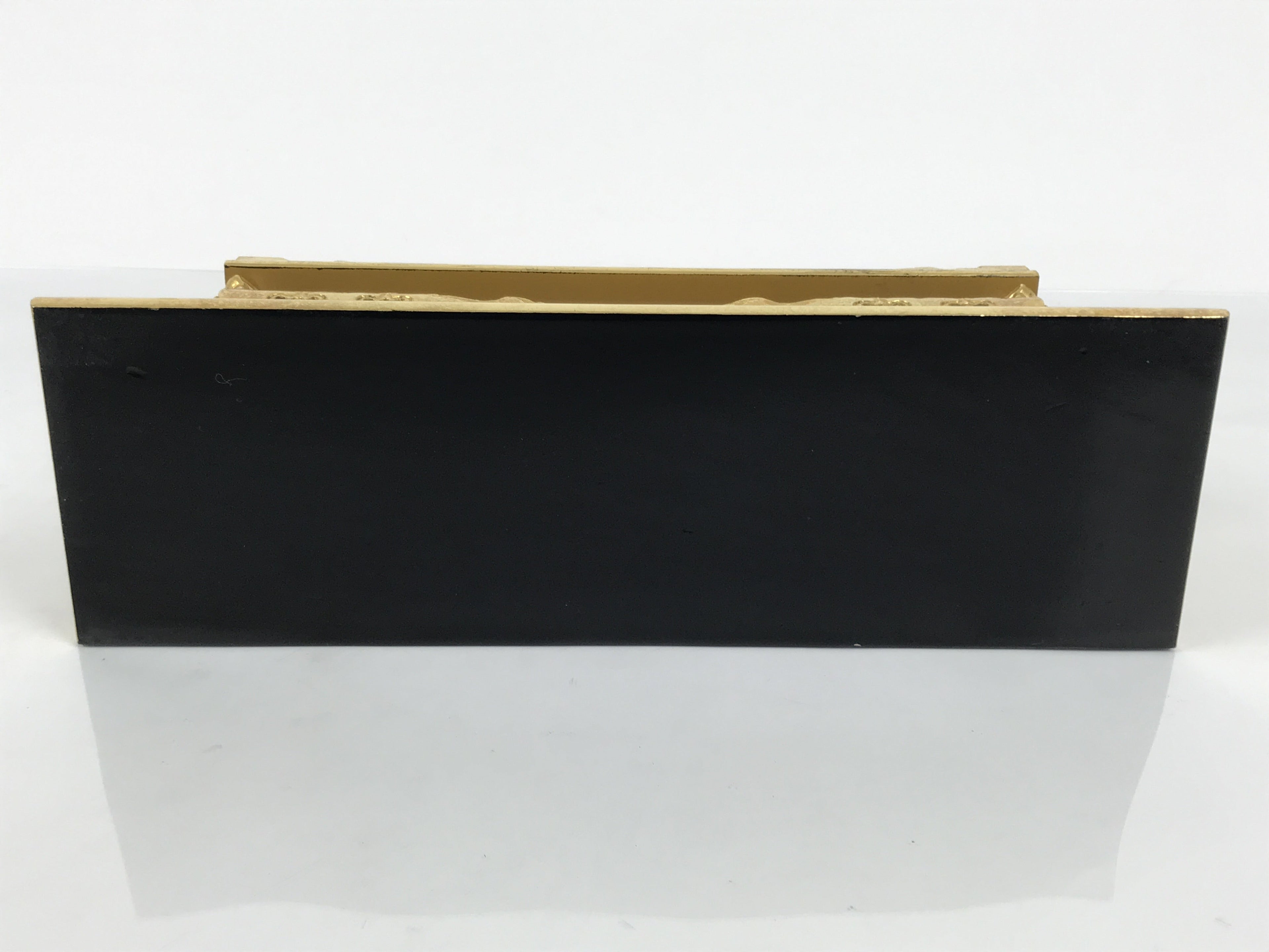 Japanese Buddhist Altar Lacquered Wood Offering Table Vtg Maejoku Red Gold BA857