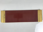 Japanese Buddhist Altar Lacquered Wood Offering Table Vtg Maejoku Red Gold BA857