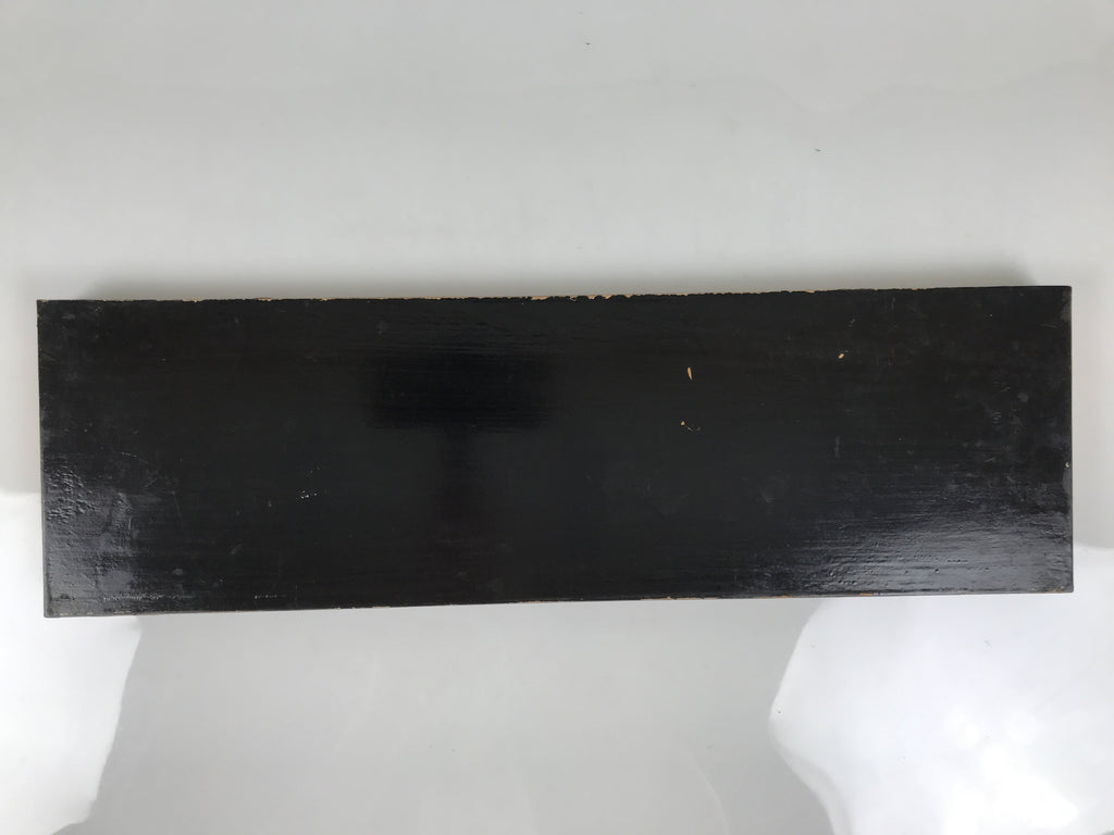 Japanese Buddhist Altar Lacquered Wood Offering Table Vtg Maejoku Red Gold BA858