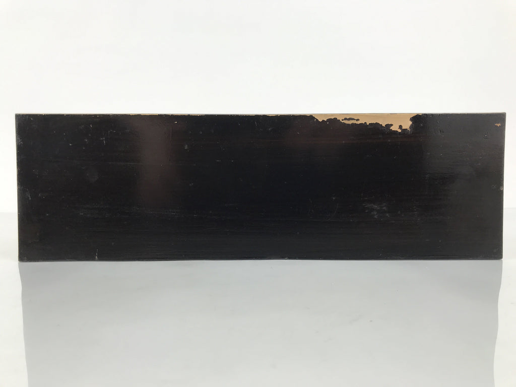 Japanese Buddhist Altar Lacquered Wood Offering Table Vtg Maejoku Red Gold BA858