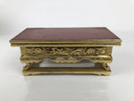 Japanese Buddhist Altar Lacquered Wood Offering Table Vtg Uwajoku Maejoku BA860