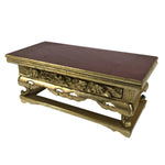 Japanese Buddhist Altar Lacquered Wood Offering Table Vtg Uwajoku Maejoku BA860