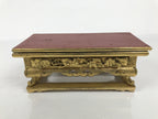 Japanese Buddhist Altar Lacquered Wood Offering Table Vtg Uwajoku Maejoku BA861