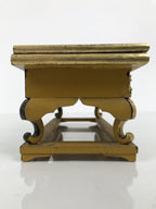 Japanese Buddhist Altar Lacquered Wood Offering Table Vtg Uwajoku Maejoku BA861