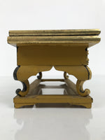 Japanese Buddhist Altar Lacquered Wood Offering Table Vtg Uwajoku Maejoku BA861