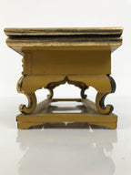 Japanese Buddhist Altar Lacquered Wood Offering Table Vtg Uwajoku Maejoku BA861