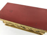 Japanese Buddhist Altar Lacquered Wood Offering Table Vtg Uwajoku Maejoku BA861
