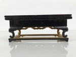 Japanese Buddhist Altar Lacquered Wood Offering Table Vtg Uwajoku Maejoku BA863