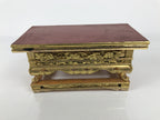 Japanese Buddhist Altar Lacquered Wood Offering Table Vtg Uwajoku Maejoku BA864