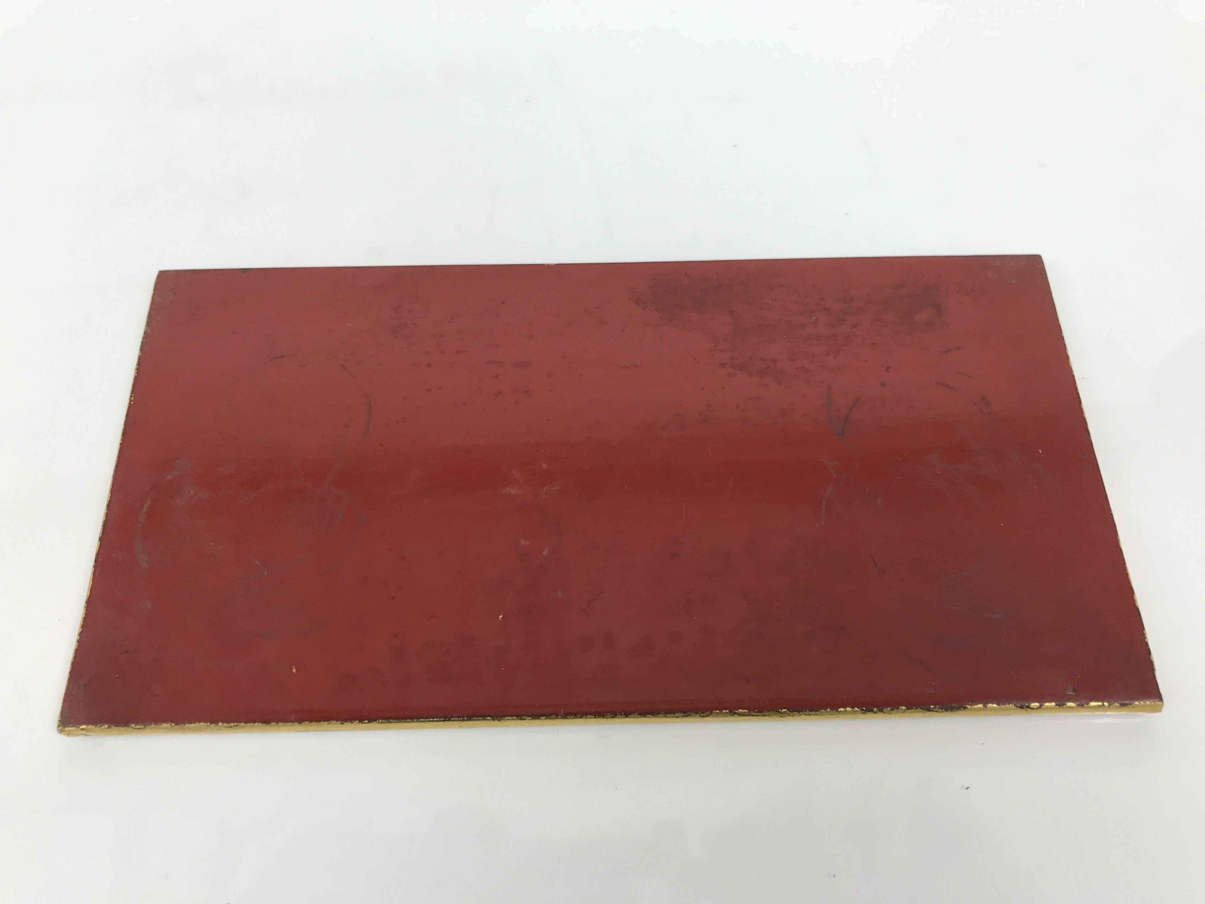 Japanese Buddhist Altar Lacquered Wood Offering Table Vtg Uwajoku Maejoku BA864