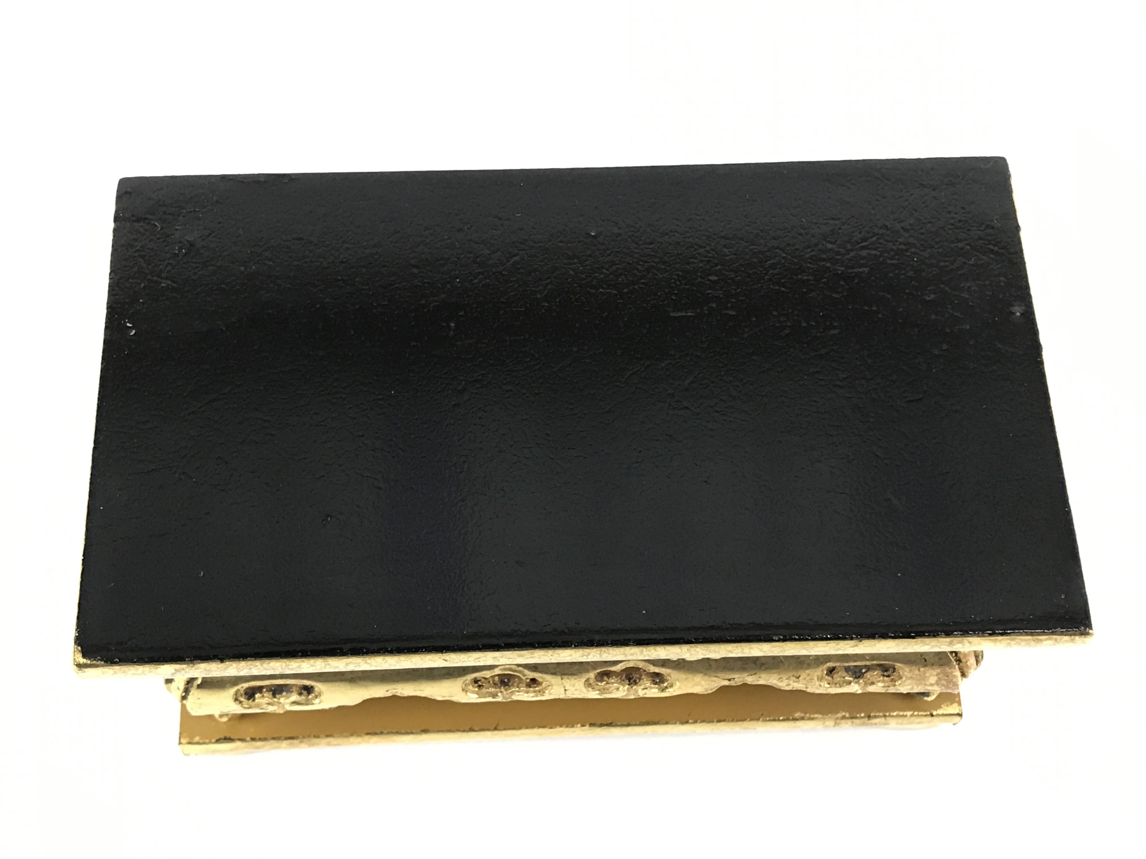 Japanese Buddhist Altar Lacquered Wood Offering Table Vtg Uwajoku Maejoku BA865