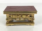 Japanese Buddhist Altar Lacquered Wood Offering Table Vtg Uwajoku Maejoku BA865