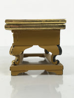 Japanese Buddhist Altar Lacquered Wood Offering Table Vtg Uwajoku Maejoku BA865