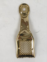 Japanese Buddhist Altar Metal Incense Ash Sifter Vtg Haikoshi Furui Gold BA680