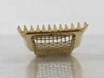 Japanese Buddhist Altar Metal Incense Ash Sifter Vtg Haikoshi Furui Gold BA680