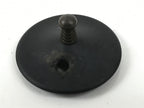 Japanese Buddhist Altar Metal Matchstick Disposal Jar Hikeshi Vtg Black BA637