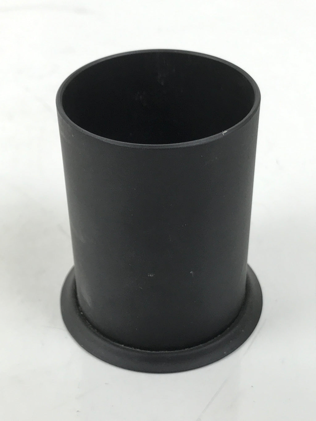 Japanese Buddhist Altar Metal Matchstick Disposal Jar Hikeshi Vtg Black BA637