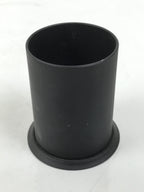 Japanese Buddhist Altar Metal Matchstick Disposal Jar Hikeshi Vtg Black BA637