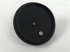 Japanese Buddhist Altar Metal Matchstick Disposal Jar Hikeshi Vtg Black BA638