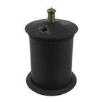 Japanese Buddhist Altar Metal Matchstick Disposal Jar Hikeshi Vtg Black BA638