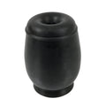 Japanese Buddhist Altar Metal Matchstick Disposal Jar Vtg Hikeshi Black BA529