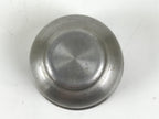Japanese Buddhist Altar Metal Water Offering Cup Tea Chaki Silver Stand BA639