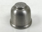 Japanese Buddhist Altar Metal Water Offering Cup Tea Chaki Silver Stand BA639