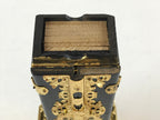 Japanese Buddhist Altar Mortuary Tablet Unused Vtg Wood Lacquer Ihai BA120