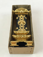 Japanese Buddhist Altar Mortuary Tablet Unused Vtg Wood Lacquer Ihai BA120