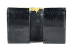 Japanese Buddhist Altar Mortuary Tablet Vtg Gold Black Wood Lacquer Ihai BA187