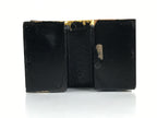 Japanese Buddhist Altar Mortuary Tablet Vtg Gold Black Wood Lacquer Ihai BA899