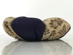 Japanese Buddhist Altar Orin Bell Singing Bowl Fabric Pillow Vtg Purple BA538