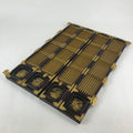 Japanese Buddhist Altar Part Door Panel Vtg Gold Gilt Temple Lacquered Gold BA8