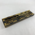 Japanese Buddhist Altar Part Sliding Doors Vtg Bird Gold Gilt Lacquer Gold BA7