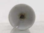 Japanese Buddhist Altar Porcelain Candle Stand Vtg Shokudai Simple White BA657