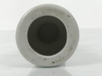Japanese Buddhist Altar Porcelain Candle Stand Vtg Shokudai Simple White BA793